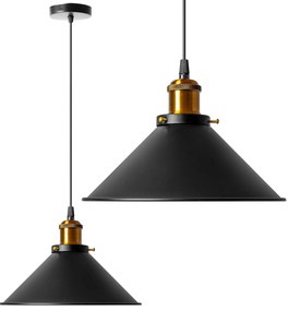 LAMPA SUFITOWA WISZĄCA PORTO BLACK APP016-1CP