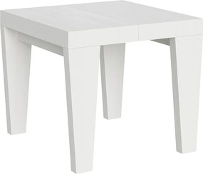 Stół rozkładany 90/246x90 cm Spimbo frassino biała