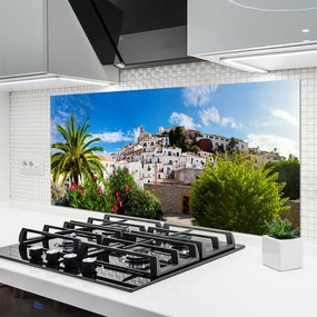 Panel nad blat kuchenny Tropikalna Metropolia pod Palmami