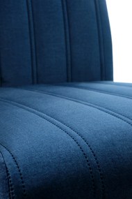 Krzesło drewniane tapicerowane DIEGO 2 velvet pikowany Pasy - MONOLITH 77 (granatowy)