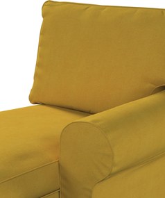 Pokrowiec na szezlong Ektorp prawy kolor żółty tkanina strukturalna