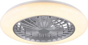 Biała lampa sufitowa LED Stralsund – Trio