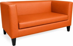 Sofa Monaco : Kolor nogi - Venge, Kolor tkaniny - EKO-SKÓRA - 20D, Typ tkaniny - Eko-skóra , Wysokość nogi - 15 cm