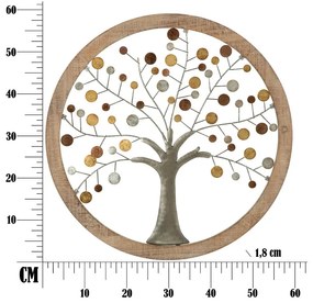 Dekoracja ścienna Mauro Ferretti Alberto, ø 61 cm