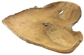 Misa ozdobna z drewna tekowego, Ø 40 cm