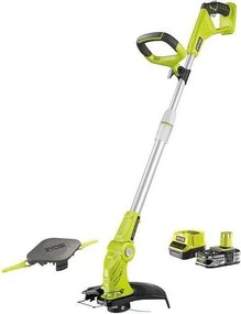 Hybrydowa podkaszarka Ryobi 18V ONE+ Ø 25-30 cm z akumulatorem 2,5 Ah, szybka ładowarka i teleskopową rurą