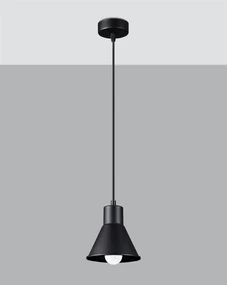 Lampa wisząca TALEJA 1 czarna SOLLUX  LIGHTING