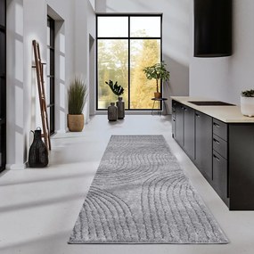 Szary chodnik 80x240 cm Pigment Light Grey – Elle Decoration