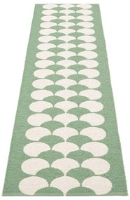Zielono-kremowy chodnik odpowiedni na zewnątrz 70x250 cm Poppy Oregano – Pappelina