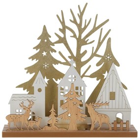 Świąteczna lampa stołowa LED,20 cm