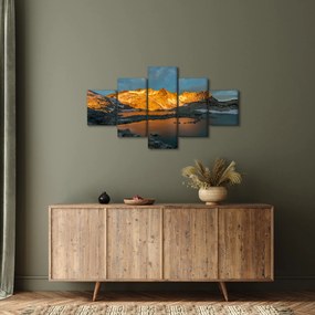 Obraz krajobrazu wysokogórskiego (125x70 cm)