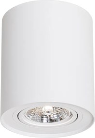 Nowoczesny reflektor sufitowy biały obrotowy i pochylany AR70 - Rondoo Up