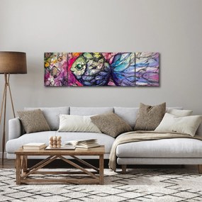Obraz - Kolorowa rybka (170x50 cm)