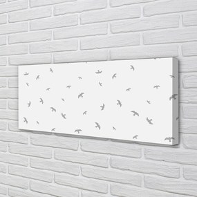 Obraz na płótnie Subtelne Szare Ptaki