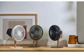 Zielona lampa stołowa z wiatrakiem i zdalnym sterowaniem (wys. 26 cm) Beyond – Gingko