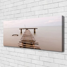 Obraz na płótnie Stalowa Konstrukcja Mostu