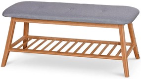 Drewniana ławka z półką siedzisko na buty 100 cm N1-K40