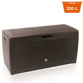 Prosperplast Skrzynia do przechowywania RATO, 310L, 119x48x60cm, brązowa