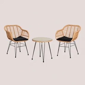 Zestaw Ogrodowy Ze Stali Meibel Czarny - Sklum