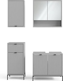 Zestaw mebli łazienkowych szary 70x45x63 eliza