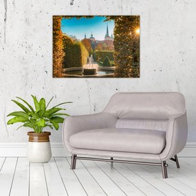 Obraz na szkle - Pałac Wallensteina (70x50 cm)