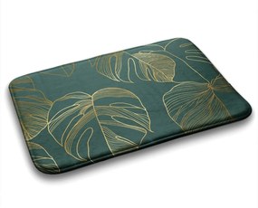 Dywanik antypoślizgowy do łazienki Dywanik antypoślizgowy do łazienki Liście monstery