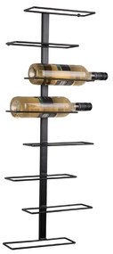 Metalowy stojak na wino FLOAT, 80,5 cm