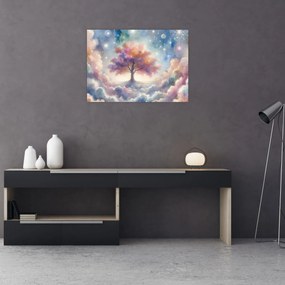 Obraz – Drzewo życia w chmurach (70x50 cm)
