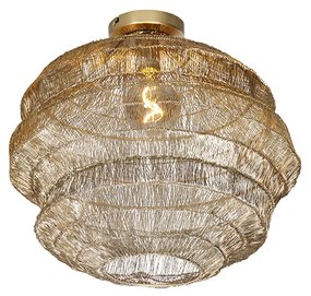 Orientalna lampa sufitowa złota 45 cm - Vadi