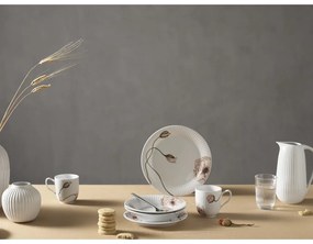 Biały porcelanowy talerz Kähler Design Hammershøi Poppy, ø 27 cm