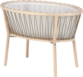 Naturalne łóżeczko dziecięce Kave Home Leonela, 40x75 cm