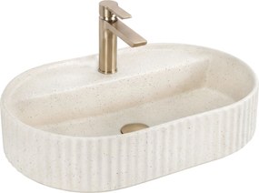 Umywalka nablatowa Rea Marcela 60 Vanilla