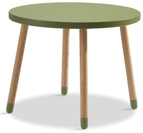 Zielony stolik Flexa Dots, ø 60 cm