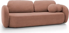 Sofa OLIO z funkcja spania i pojemnikiem PUDROWY RÓŻ ARAGON 59
