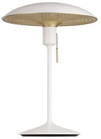Abażur w biało-złotym kolorze ø 35 cm Manta Ray – UMAGE