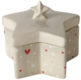 Ceramiczna szkatułka ANELLA w kształcie gwiazdy