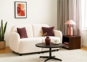 Sofa dwuosobowa MCW-P33,  kremowa