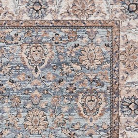 Niebiesko-kremowy chodnik 60x230 cm Vintage – Think Rugs