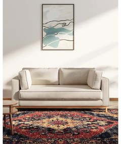 Beżowa aksamitna sofa 192 cm Celerio – Ame Yens