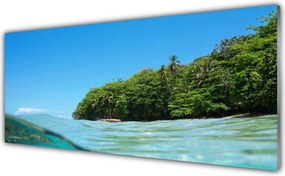 Panel Szklany Samotne Drzewo nad Morzem