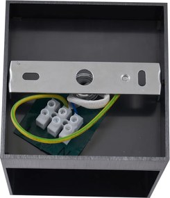 Nowoczesny kinkiet w kolorze metalu z efektem świetlnym - Transfer Groove