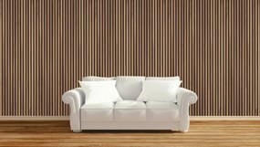 Drewniany panel akustyczny, 2400 x 600 mm, B2BP007, orzech