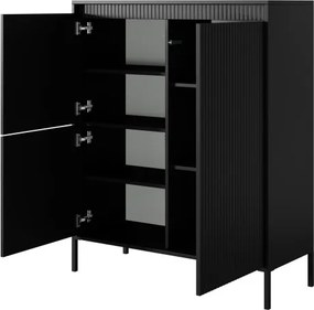 Wysoka Komoda SENSO 3D push-to-open