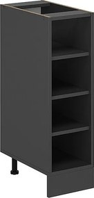 Półka kuchenna antracyt 25x44x81.6 r-line