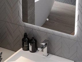 Mexen Sun lustro łazienkowe podświetlane 60 x 80 cm, LED 6000K, antypara - 9807-060-080-611-00