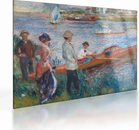 Obraz na szkle - Auguste Renoir, Oarsmen at Chatou, reprodukcje (70x50 cm)
