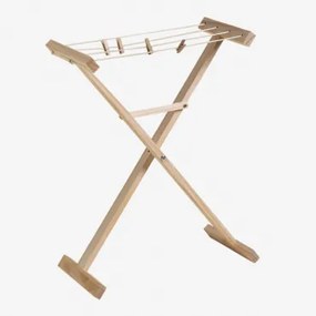 Suszarka Na Pranie Z Drewna Teo Kids Naturalna - Sklum