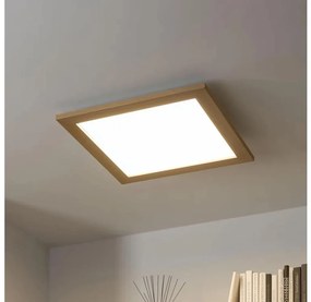 Brilagi - LED Plafon SLIMFRAME WOOD LED/36W/230V 49,5x49,5 cm brązowy