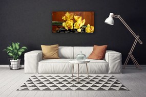 Obraz canvas na ścianę Fioletowa Orchidea w Detalu