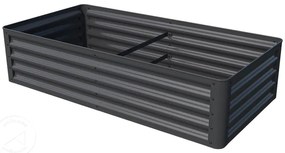 PRIMEYARD 150 x 75 x 35 cm Grządka podwyższona, stal, antracyt - (GFPV00812)